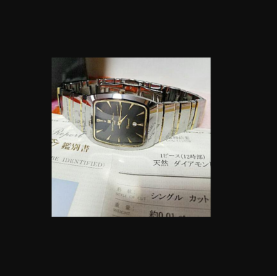 Watch Salvatore Marra Italy Diamond Black Dial Stainless Watch Salvatore Marra Italy Diamond Black Dial Stainless