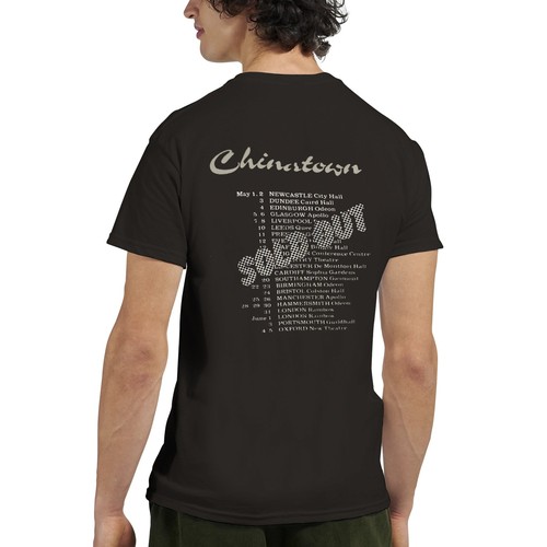 T-Shirt Thin Lizzy Chinatown Tour UK Dates Schwergewicht Unisex Rundhalsausschnitt - Bild 4 von 15