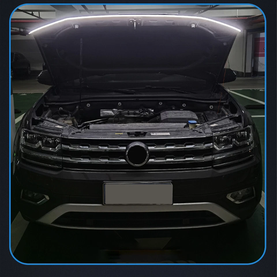 Car Hood Light Strip Daytime Running Light Flexible LED Atmosphere Ambient Lamp - Image 3 of 4