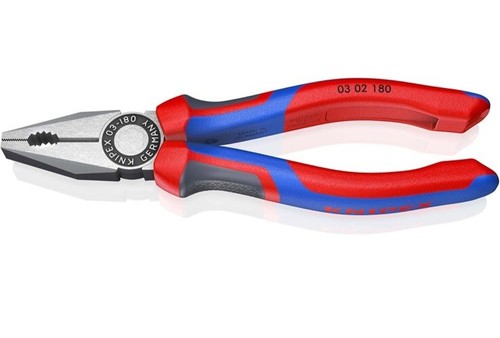 Knipex 3 Piece Combination/Diagonal Cutters & Needle Nose Pliers Set Kit 002011 - Picture 3 of 5