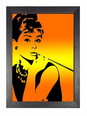 Audury Retro Farben britische Schauspielerin Poster Hepburn Film Modeikone Hollywood 