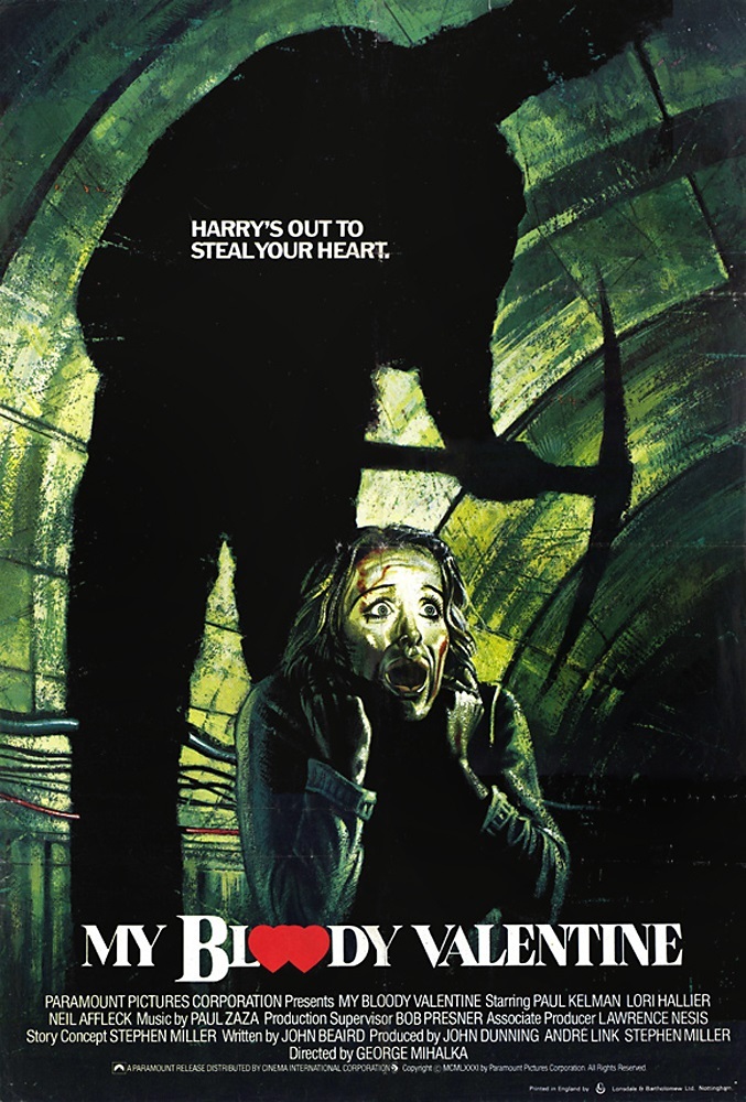 My Bloody Valentine movie poster (a) My Bloody Valentine poster