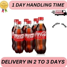 Coca Cola Soda Soft Drink 16.9 fl oz 6 Pack