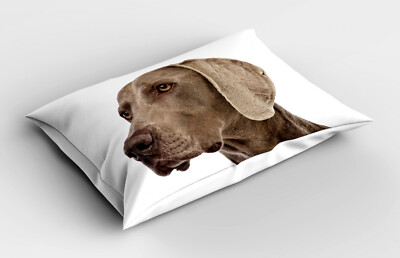 Kopfkissenbezug Chic Kissenhülle Haus Weimaraner Close-up Hundeportrait