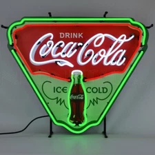 Neonetics 5CCICE Drink 'Coca Cola' Ice Cold Shield 29"x24" Neon Sign