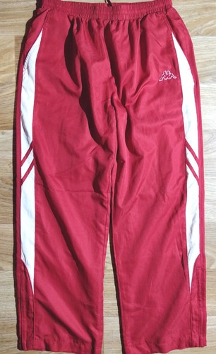 Chandal kappa Vintage para Hombre Pantalones Pantalones De Entrenamiento  Gym Rojo Blanco | eBay