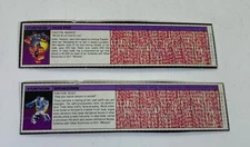 Authentic Transformers Stunticon Dead End, Breakdown,Tech Spec Bio Card Lot of 2