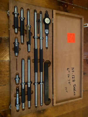 Starrett 128 Inside Mic 6'' - 78'' with Starrett 128 Combination Head Master