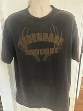 VTG Legendary Whitetail Original Deer Gear Faded Black Stitched Size Large Hunt