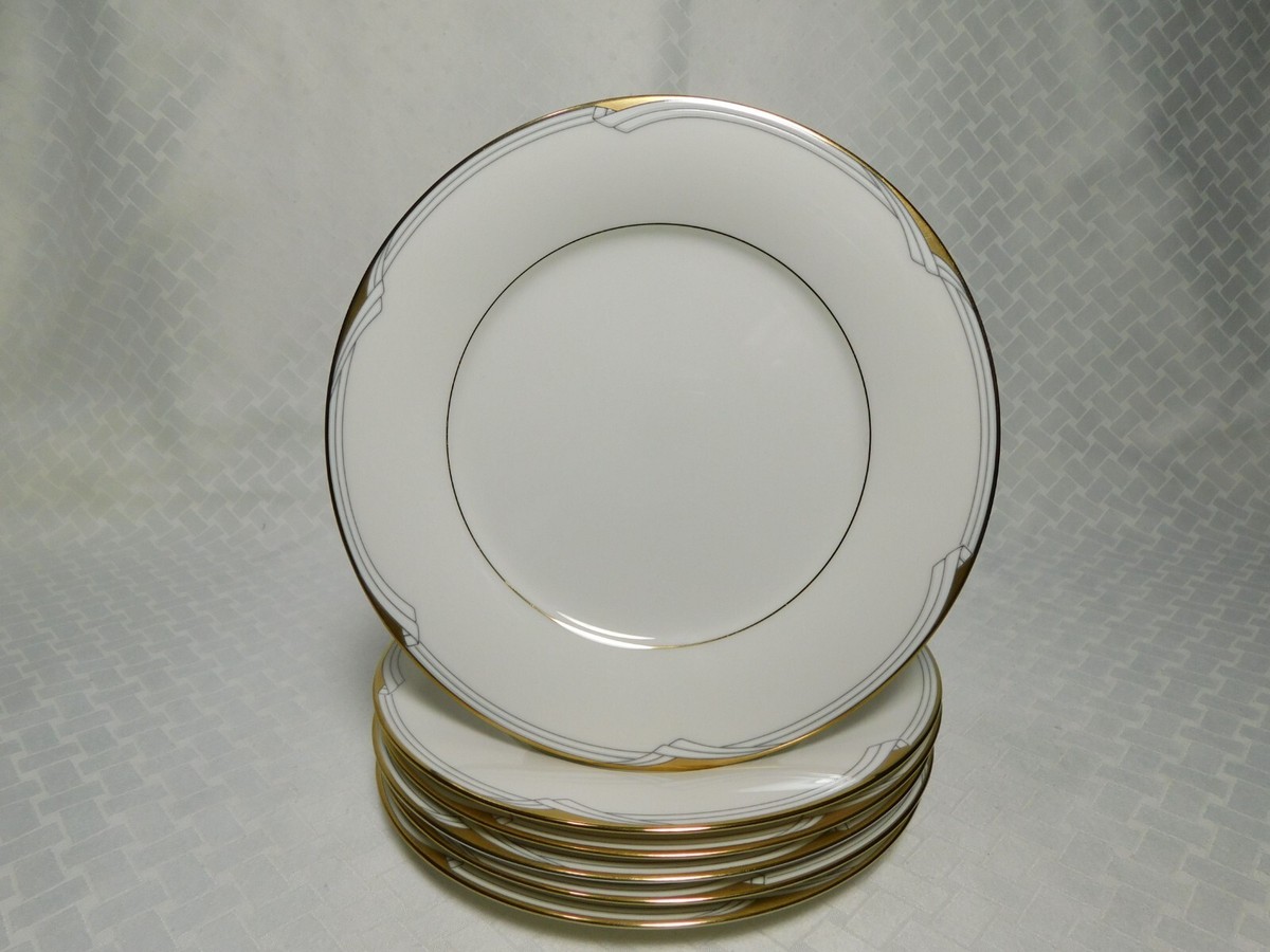 Set of Noritake Golden Cove Salad Plates 7719, Fine China