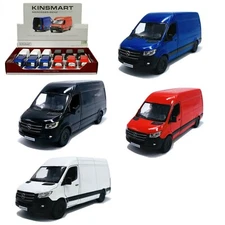 Kinsmart 5" Mercedes-Benz Sprinter Van Diecast Model Toy Car - 1:48 Choose Color