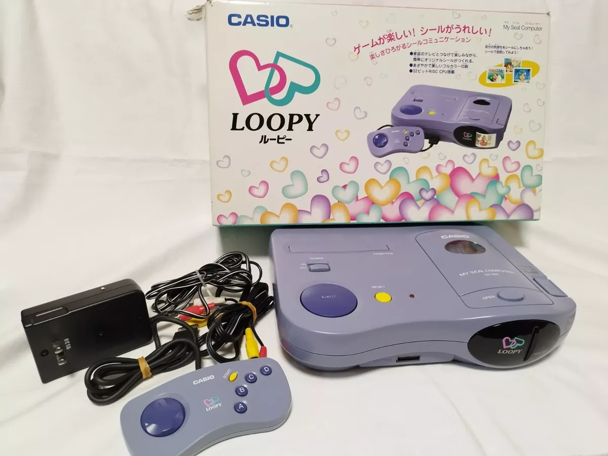 CASIO LOOPY My Seal Computer SV100 Console System set Tested from