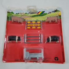Vintage Britain's England Plastic Farm Animal Hog Set. New in Packaging 1988