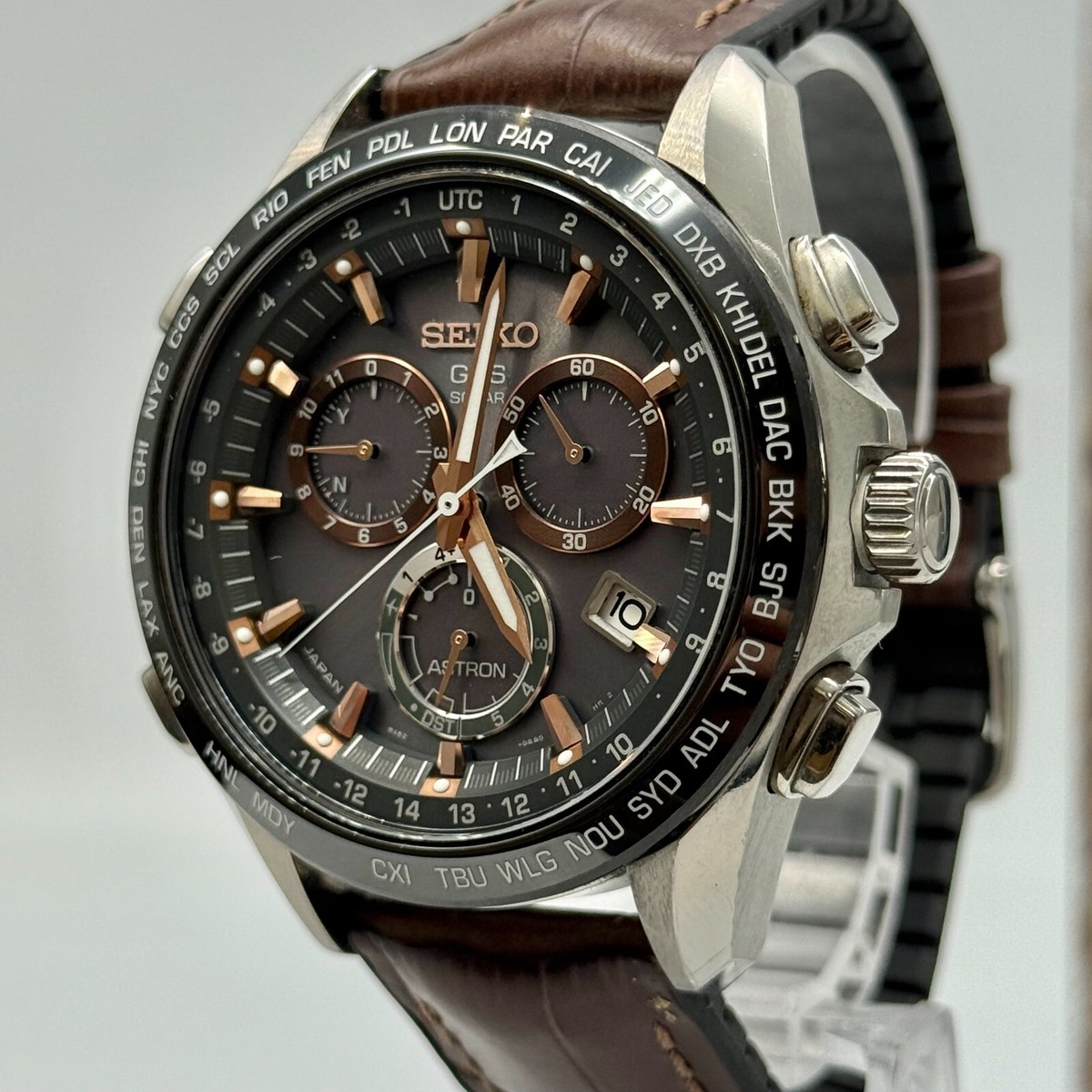 SEIKO Astron クロノグラフ GPSソーラー電波　8X82-0AB0 Near MINT] SEIKO Astron 8X82-0AB0 GPS Solar Quartz
