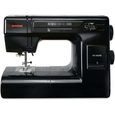 Janome HD3000 Black Edition Heavy Duty Sewing Machine, New