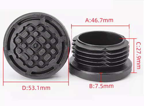 Plastic Blanking End Caps Tube Pipe Plug Chair Leg End Caps Square Round - 第 26/27 張圖片