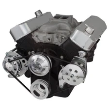 Chevy Big Block V-Belt System Power Steering Alternator LWP BBC 454 Long