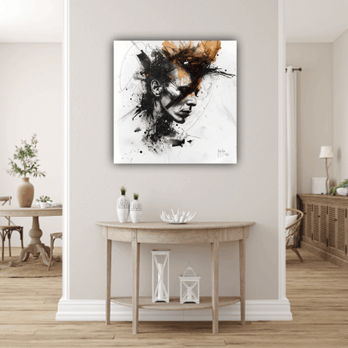 David Bowie Leinwand Wandkunst Druck gerahmt zum Aufhängen bereit Wanddekor moderne Kunst - Bild 4 von 8