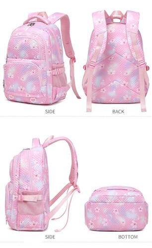 Lilo Stitch Exquisite Floral Backpack Waterproof Travel Bag Bookbag Mochila - 第 5/56 張圖片