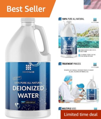 #ad 1 Gallon Deionized Water for Automotive Laboratory amp; Gardening Needs $43.99