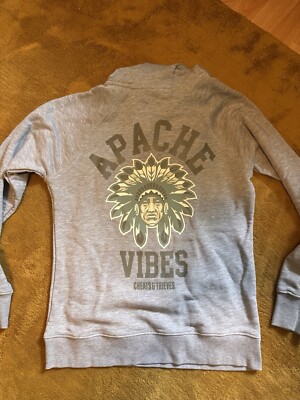 Apache Hoodie M Grau