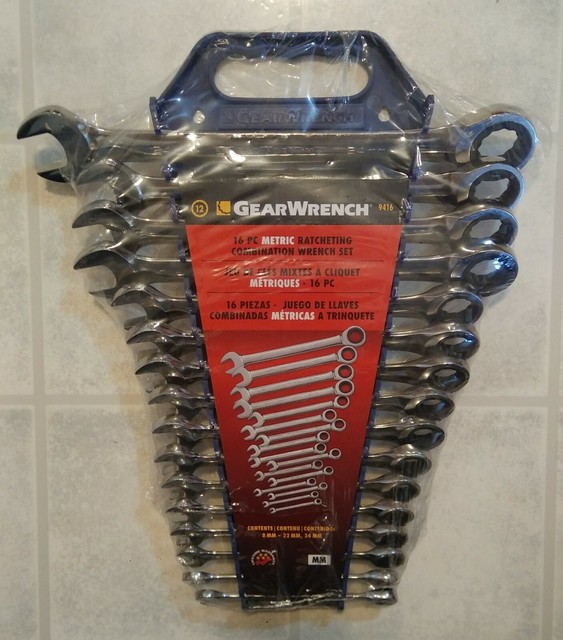 Home Hand Tools Hand Wrenches GearWrench 9416 16 Piece Metric Master