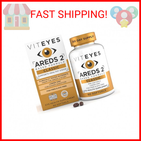 Viteyes AREDS 2 Classic Macular Health Formula Softgels, Eye Health Vitamin for