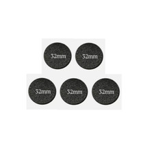 Set of x5 32mm Round Base for Warhammer  AoS Games Workshop 40K