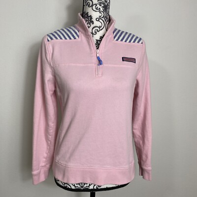 Vineyard Vines Quarter Zip Sweatshirt Pink Men's Vineyard Vines
