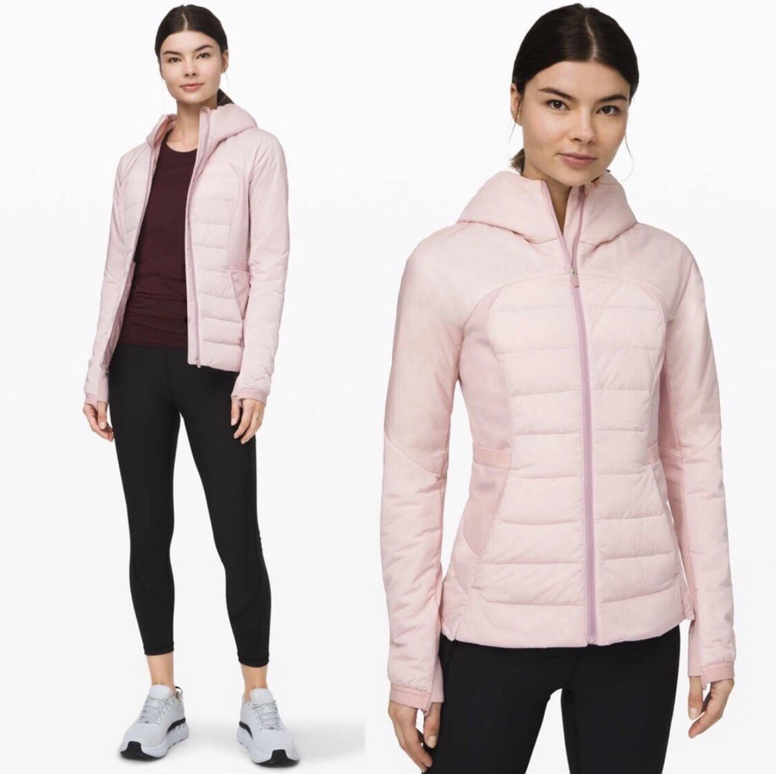 NWT- Lululemon Women's Down For It All Jacket Porcelain Pink sz.6