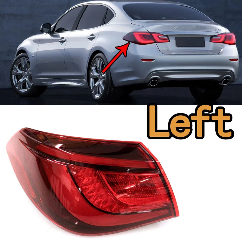 Luz de freno trasera izquierda LED luz exterior lado del conductor para Infiniti Q70L 2017+ Foto 2 de 4
