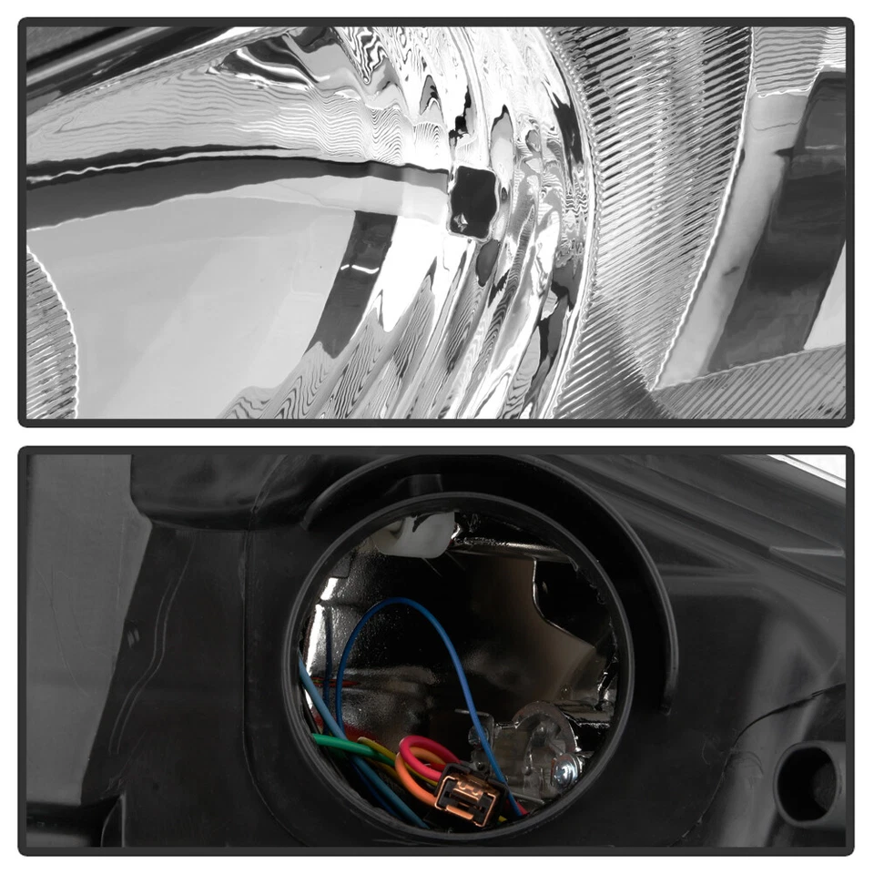 2014-2018  Ford Fiesta Black Headlights Headlamps Replacement 14-18 Left+Right — 第 4/4 张图片