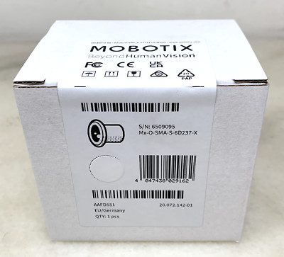 MOBOTIX Mx-O-SMA-S-6D237 - Sensor Module 6MP, B237 (Moonlight Sensor Day), White