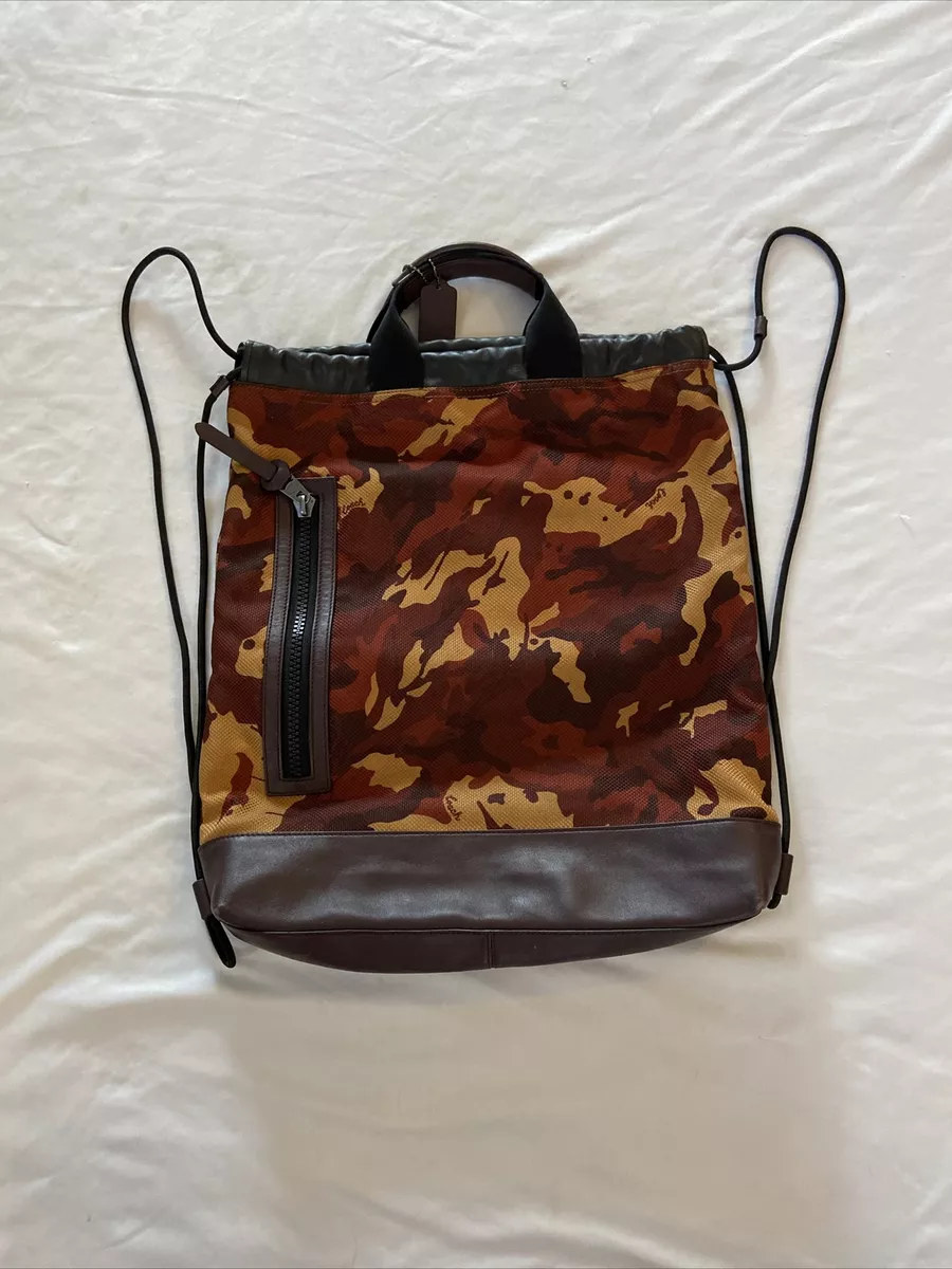 Coach terrain drawstring backpack sales