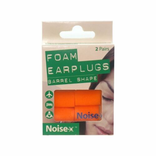 Noise-X Foam Barrel Ear plugs - 2 Pairs - 第 1/1 張圖片