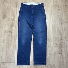 Orslow Carpenter Denim Jeans, Made in Japan, Blue, Size Mens 2, W32 L30