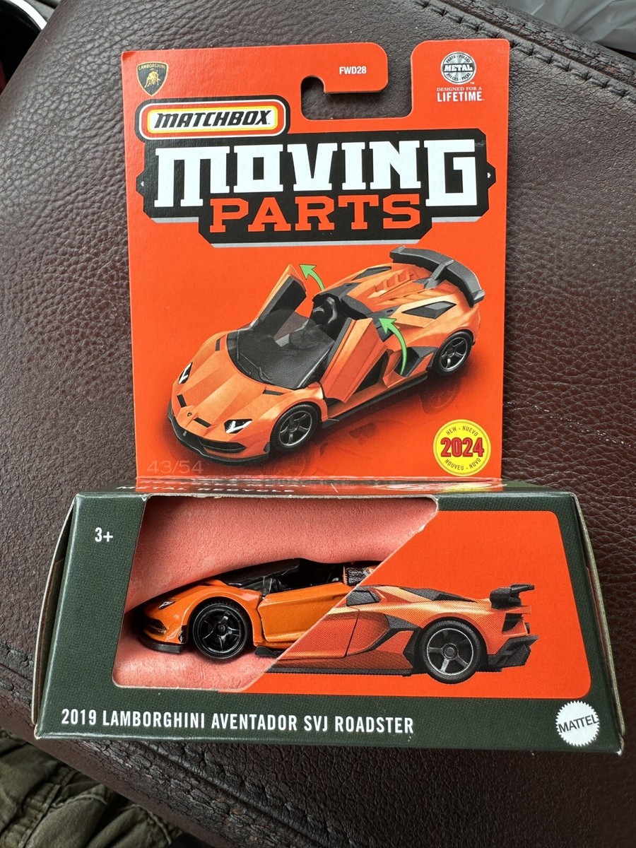 Matchbox Moving Parts 2019 Lamborghini Aventador SVJ Roadster | eBay