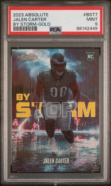 Jalen Carter Panini Absolute By Storm #BST7 Gold