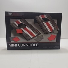Funktion Indoor Tabletop or Floor Mini Cornhole Game NEW