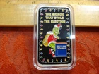 The Grinch That Stole The Election Colorized 1 Oz .999 Silver Bar JM Mint