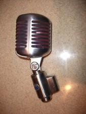 Rare 1953 Shure 556S Unidyne Microphone - Blue Tag Chicago - Tested Working
