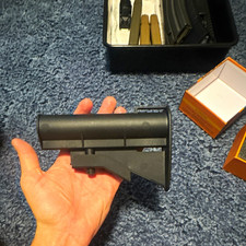 Adjustable Rifle Stock Buttstock - Black Polymer Stock For Rifle