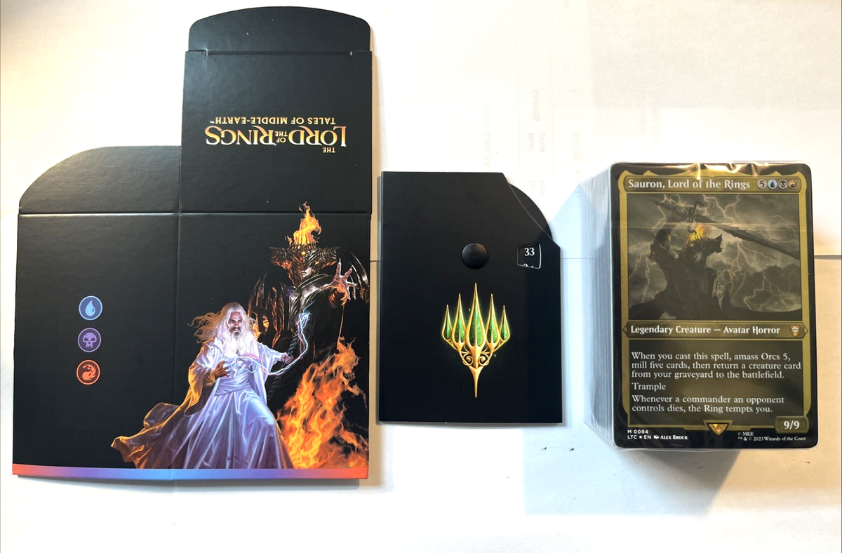 MTG Hosts of Mordor *SEALED COMMANDER DECK + LIFE TRACKER +