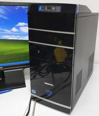 MEDION Windows XP i5-3470 500GB 4GB DVD HDMI Computer VGA PS/2 USB Gaming