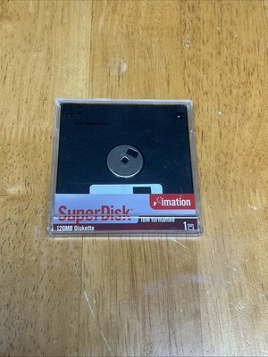 Superdisk Imation IBM Formatierte 120MB Diskette