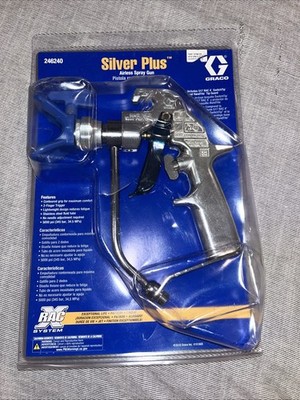 GRACO  246240  SILVER PLUS  AIRLESS SPRAY GUN  WITH RAC X  LTX517   SHIPS FREE