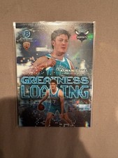 2025 Bowman Crome  Greatness Loading Refractor Kon Knueppel Charlotte Hornets