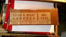 Vintage Universal Climax No. 1551 Food and Meat Chopper Hand Grinder Counter Top