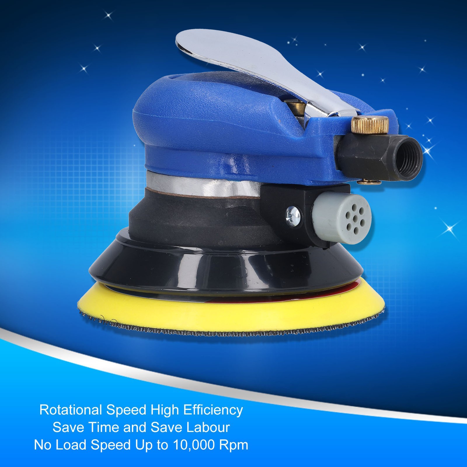 Orbital Sander 5inch 10000rpm Fast Grinding High Speed Rotation Precise Machinin