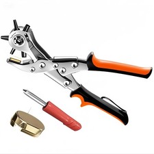 Belt Hole Puncher For Leather 3 Round 2 Flat 1 Oval Labor Saving Sharp Tool